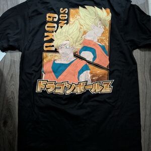 Dragon Ball Z Goku Graphic Tee - Black Size Large Brand New